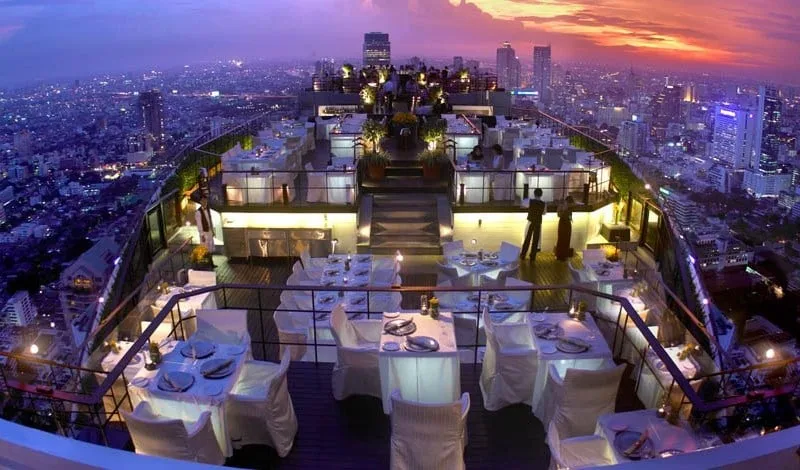 bangkok rooftop vertigo moon bar banyan