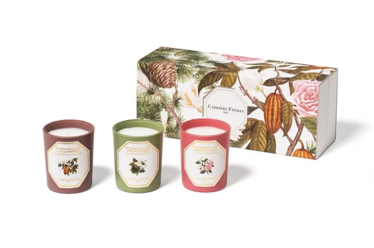 carriere freres laos benzoin set box candles