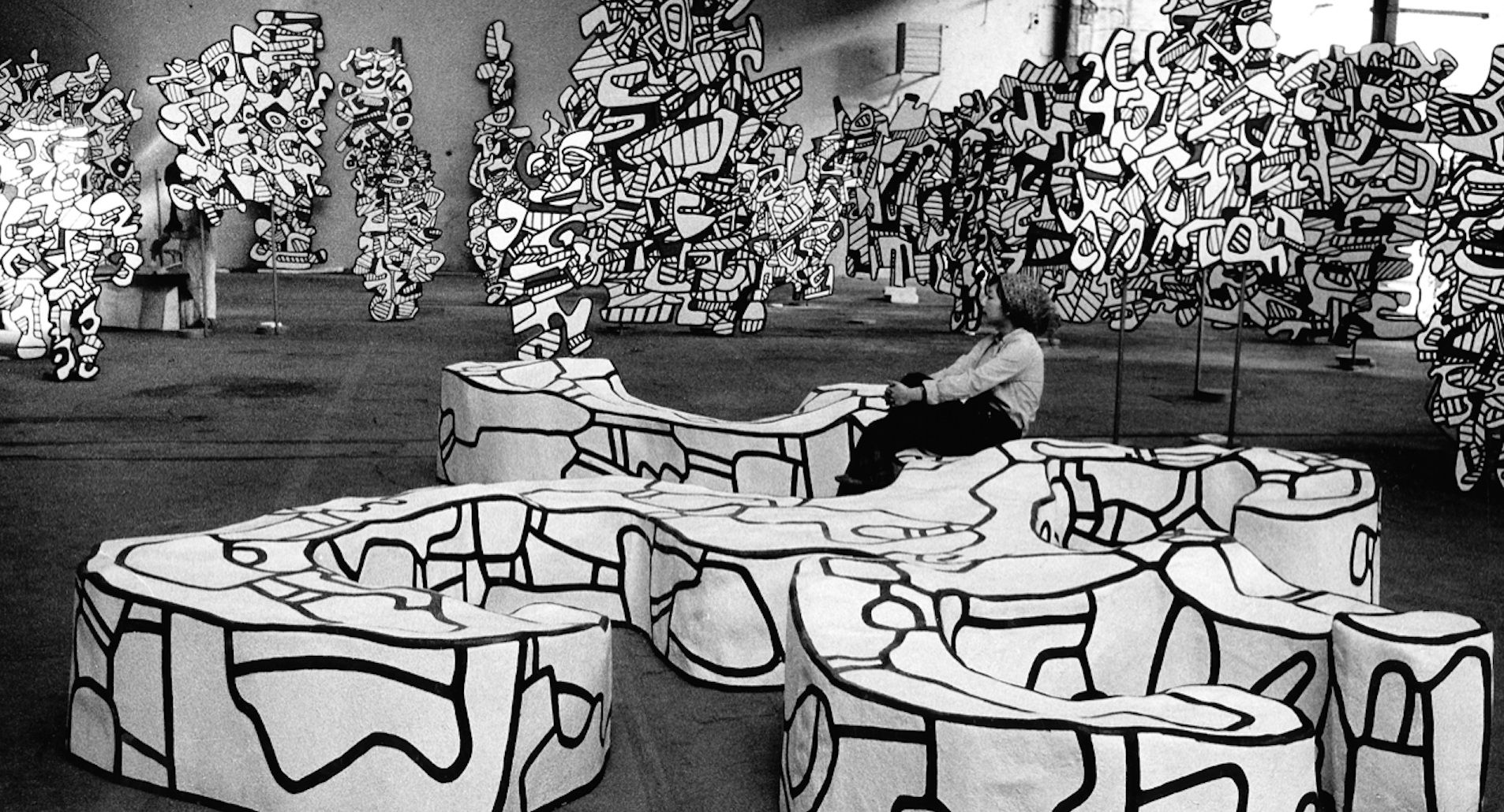 le Banc Salon de Dubuffet photo @DR Tiff